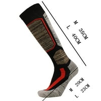Penkiiy srednje čarape za unise unise skijaške čarape zimske tople vanjske sportske planinarske čarape