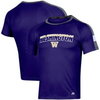 Muška Russell Athletic Purple Washington Huskies Colorblocked Impact Raglan majica