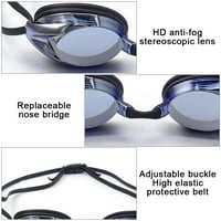 Naočale za plivanje, optički naočale za plivanje Nema curenja protiv magle UV zaštita za odrasle muškarci