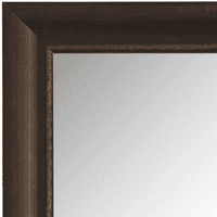 Ventura Bronza, smeđe uokvireno zidno ogledalo, pravokutno zrcalo ispraznosti, višestruke veličine