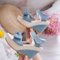 OAVQHLG3B Ženske sandale na klirensu modne žene gležnjače za gledničke sandale sa sandalama, klinovi