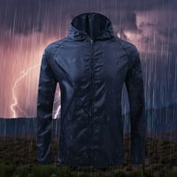 Kišna jakna Ženska vodena otporna za uklanjanje kabanica Ženska vjetrobranska dugačka jakna Lagana jakna
