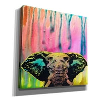 Epic grafiti 'Elephant 3' Deana Russo, zidne umjetnosti Giclee Platnena, 18 x26