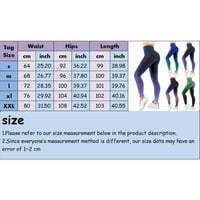 Joga hlače za ženski vježbanje u vitrini visokog struka Timmijski kontrola ispisana opuštena fit ženska