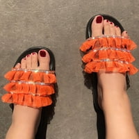 Sandale Žene Modne žene Karakterske trake Čipke Ljetni klizači Sandale Snaps Flip-Flops scase
