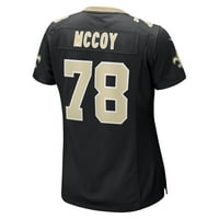 Ženski Nike Erik McCoy Black New Orleans Saints Game dres
