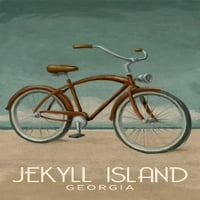 Jekyll Island, Georgia, Kruiser na plaži, ulje slikarstvo