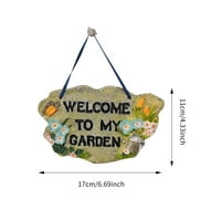 Kreativna bašta Dekoracije Popis vrta Dvorište Dobrodošli Znak dobrodošlice