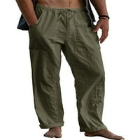 Capreze muške vučne hlače za plažu elastične struk joga salonske pantalone Padžamas hlače