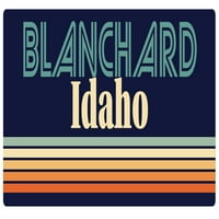 Blanchard Idaho Vinil naljepnica za naljepnicu Retro dizajn