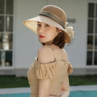Odjeća za plažu Ženska šešir svadbene vjenčane čajne zabave Široki ružni ljetni sunčevi kaput