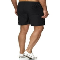 Muškarci znojne kratke hlače Ležerne prilike labave kućne mame Čvrsta boja elastični struk Brze suho
