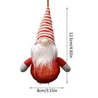 Provjerite privjesak za ispis Božićni GLOW GNOME privjesak Božićni klasični karakter privjesak Božićno