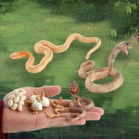 Pnellth zmija igračka realistična novost sortirana figurica Cobra igračka model za poklon