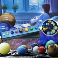 Popularni planetni sistem Obrazovni ukrasi osam postavljanja naučni univerzumske planete Opal Galaxy