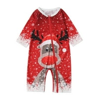 Djeca Xmas Porodična noćna odjeća PJS setovi Lounge Wear Wearding Božić Pijamas Postavi Božićni PJS
