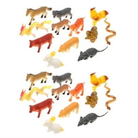 Kompleti modela zodijaka životinja simulacijske životinje ukrašene djece obrazovne igračke