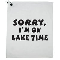 Oprosti što sam na jezeromskom vremenu - Jezero kuća za odmor Ljubav ručnik za golf sa karabinom kopčom