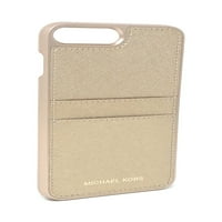 Michael Kors Saffiano kožni džep za iPhone plus i iPhone plus, blijedo zlato