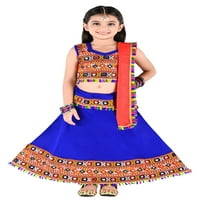 Ahhaaaa djeca etnička pamučna mješavina Radha haljina Lehenga Choli Chania Choli set za djevojke