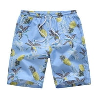 Nendm muške ljetne casual kratke hlače casual havajska stila tiskana kratka cvjetna plaža Velike i visoke