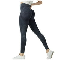 Corashan ženske sportske joge hlače čvrste boje visoke struke zategnute hlače Brze suhe joge hlače