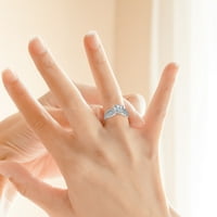 S srebrni prsten cirkon i dijamantski prsten ženski prsten za vjenčanje za vjenčanje