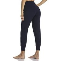 Visoke gamaše za žene za žene Ne vid-mekane atletičke temmeske crna hlače za trčanje joga vježbanje