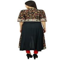 Bimba Ženska duga asimetrijska košulja haljina dolje Rayon Kurti odjeća