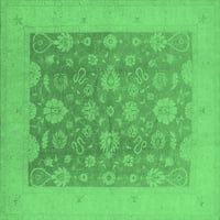 Ahgly Company Indoreni pravokutnik orijentalni smaragd zeleni tradicionalni prostirci, 2 '5'