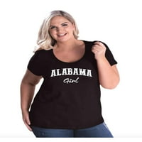 Ženska majica plus veličine - Alabama djevojka