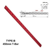 Ana aluminijska legura T-Track T-Bar klizač Mitra Jig Diy Woodworking alat