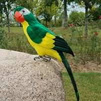 Veličina boja Simulacijske papire ptice umjetni papiriti ptice bijeli papagaji na bašti ukras Novo