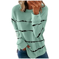 Kuglice za žene Ležerne prilične kontrastne boje dugih rukava Top pulover