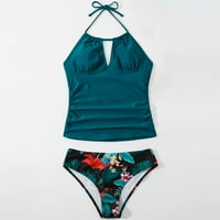 Aaimomet Women Ispis Bikini set Push up podstavljeni grudnjaci kupaći kupaći kupaći kostimi Tržni prikrivajući