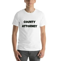 Županijski odvjetnik zabavnog stila kratkih rukava pamučna majica od strane nedefiniranih poklona