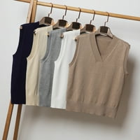 GUZOM džemper prsluk za žene u prodaji - džemperi za žene Trendy sa džepovima Cisterne na vrhu novih