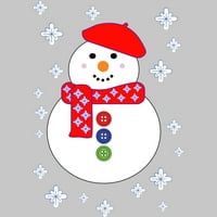Božićni snjegović Muški atletski heather krem ​​grafički tee - dizajn od strane ljudi 4xl