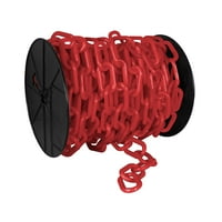 Stopala crvene plastične sigurnosne lanac