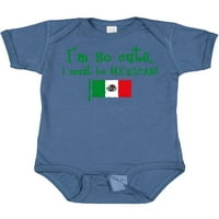 Inktastic tako sladak meksički poklor dječak baby ili baby girl bodysuit