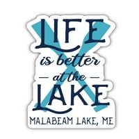 Malabeam Lake Maine suvenir Vinil naljepnica naljepnica za naljepnice s 4 paketa