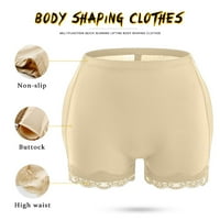 Slabene kratke hlače za žene Tummy Control Class Hem Dodatni čvrstim gaćicama visokog struka oblikovane