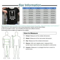 Tking modni muški majica Majica Grafički tekst 3D Štampanje Street casual skraćeno dugme za kratki rukav