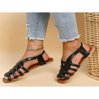 Žene ljetne lagane cipele na traku Ženske vjenčane ravne sandale udobne začuvne sandale
