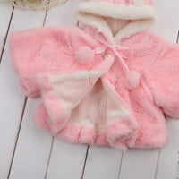 Toddler Baby Girl Odjeća toplo flis zimske jakne kaput snijeg jakna ogrtač ogrtač godina