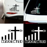 Park Povezani križ WiFi Christian Auto vozilo Reflective Decoration Decoration