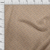 Onuone pamuk poplin tawny smeđa tkanina azijska tema japanski šivanje zanata za obnarenje Tkanini otisci