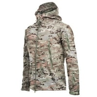 Hvyesh Fall bavi muškim taktičkim jaknom s kapuljačom vodootporne rezistenzije, obloge za vikanje zimske