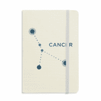 Sazviježđa raka potpisuje za notebook zodijaka službena tkanina Tvrdo pokriće klasični dnevnik časopisa