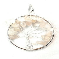Stablo života privjesak sa kristalnim čipovima perle